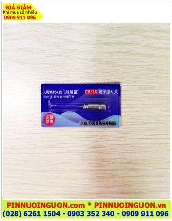 Jiusan CR316, Pin phao câu cá CR316, Pin gắn phao câu cá đêm JIUSAN CR316 lithium 3v